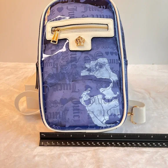 Juicy Couture | Bags | Juicy Couture Clear Bluewhite Beachin  display picture 3